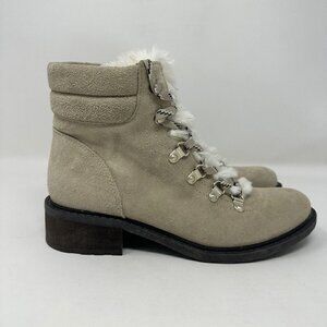 Sam Edelman Ankle Boots Suede Lace Up Size 7
